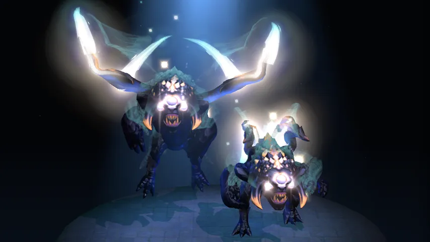 Aghanim Baby Roshan Dire: Couriers — a Dota 2 mod