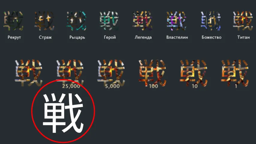 Battle Icons: Rank icons