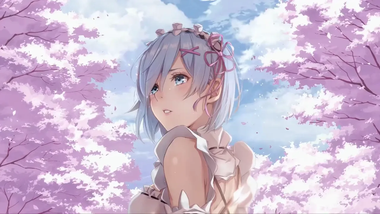 Blossom Rem: Menu backgrounds — a Dota 2 mod