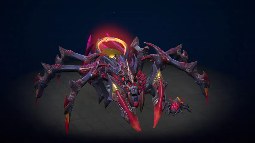 Broodmother Golden Orbweaver: a Broodmother mod for Dota 2