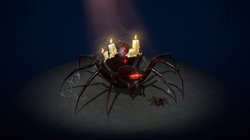 Broodmother Undermount Candles: a Broodmother mod for Dota 2