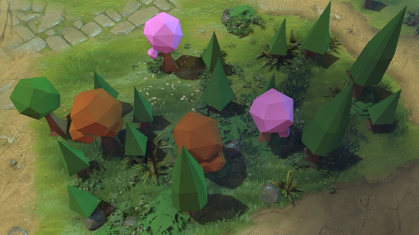 Cartoon Trees: Trees — a Dota 2 mod