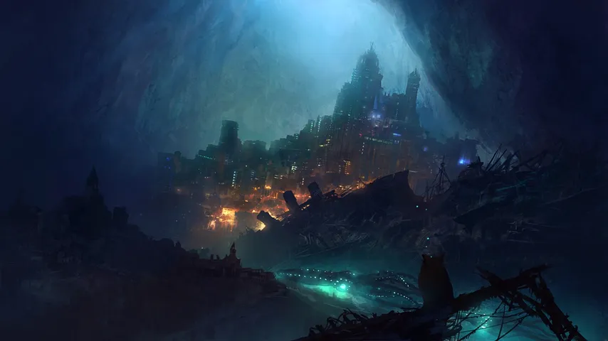 City Ruins: Menu backgrounds