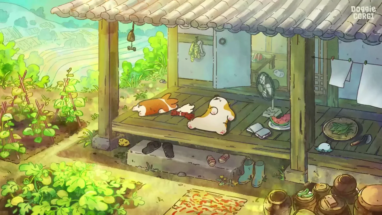 Corgi Sleeping: Menu backgrounds — a Dota 2 mod