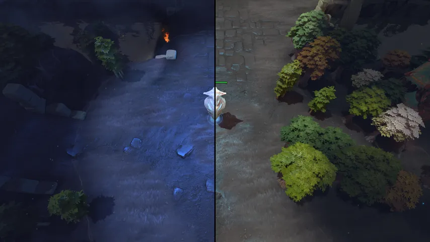 Dark Terrain Minify: a Huskar mod for Dota 2