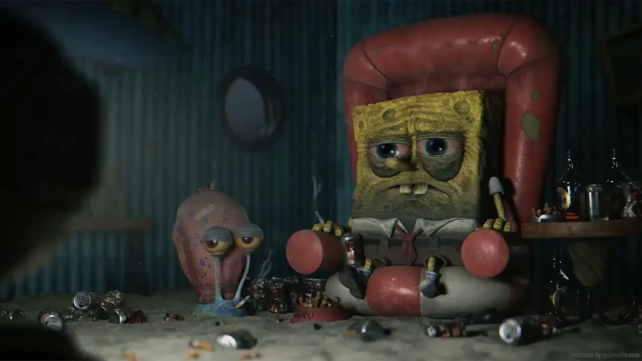 Depressed SpongeBob: Menu backgrounds — a Dota 2 mod