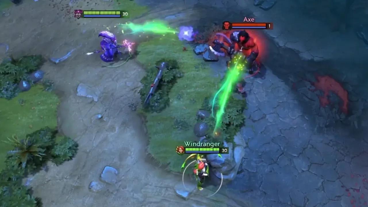 Green Diretide Ranged Attack: a Phoenix mod for Dota 2