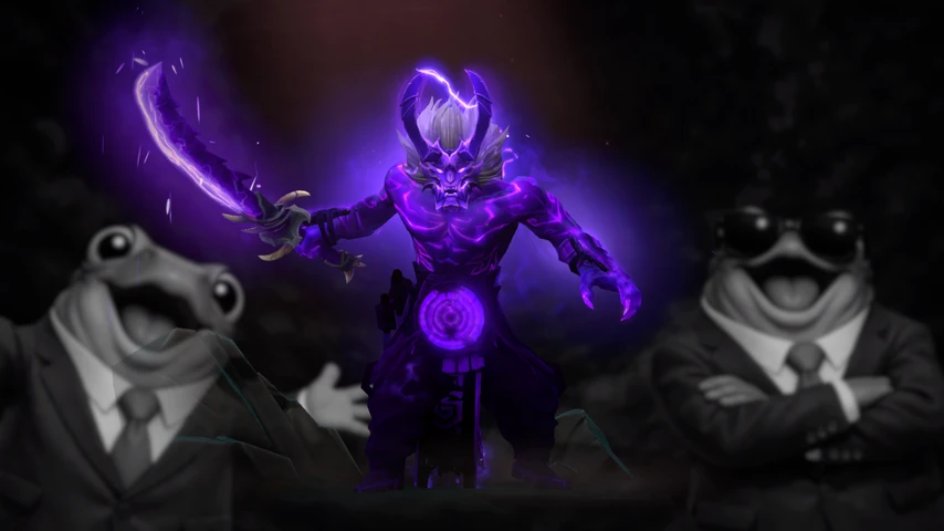 Juggernaut Arcana Purple: a Juggernaut mod for Dota 2