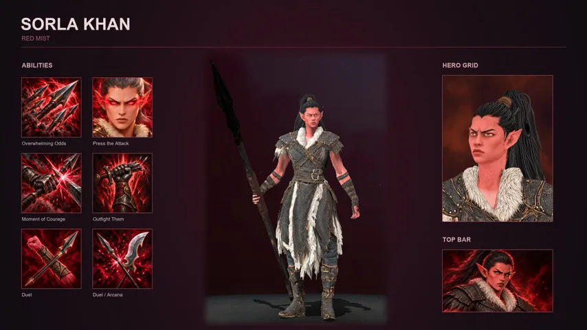 Legion Commander Sorla Khan: Heroes
