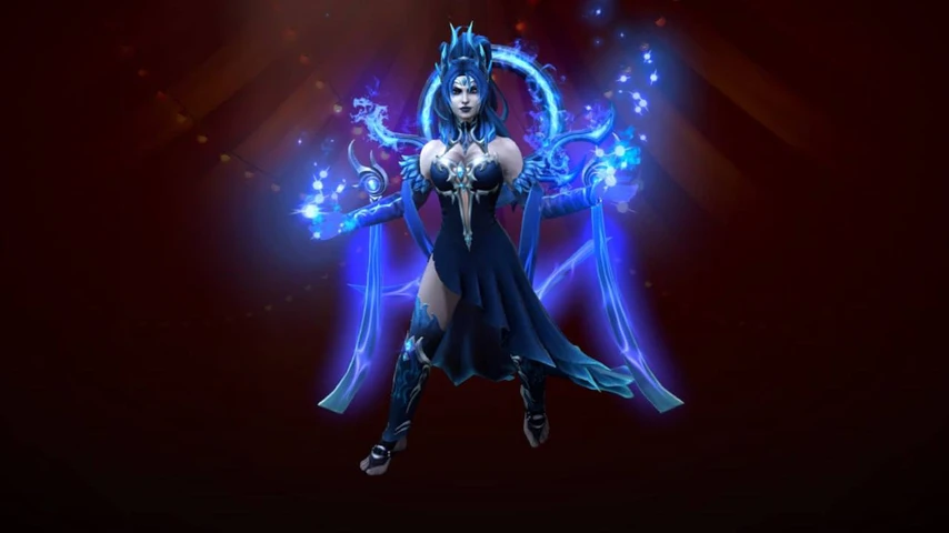 Lina Crystal Empress: a Lina mod for Dota 2