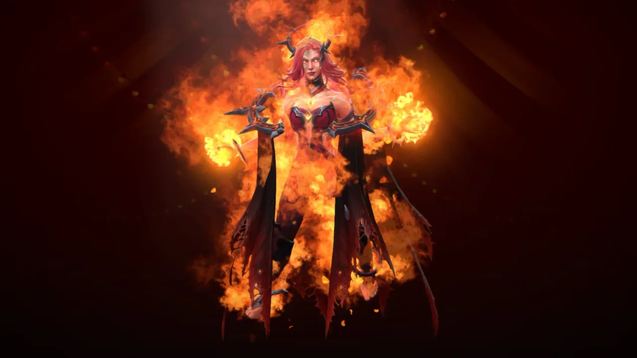 Lina Fire Flame of Origin: a Lina mod for Dota 2