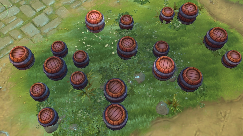 LowPoly Barrel Trees: Trees — a Dota 2 mod