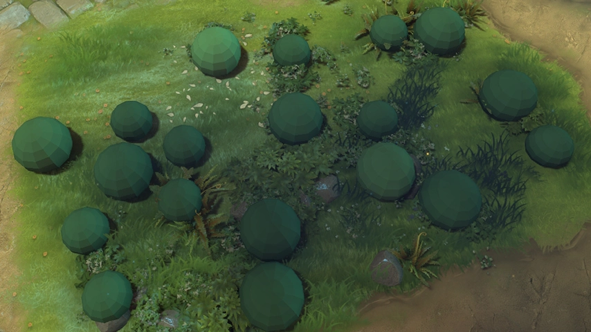 LowPoly Shrub Trees: Trees — a Dota 2 mod