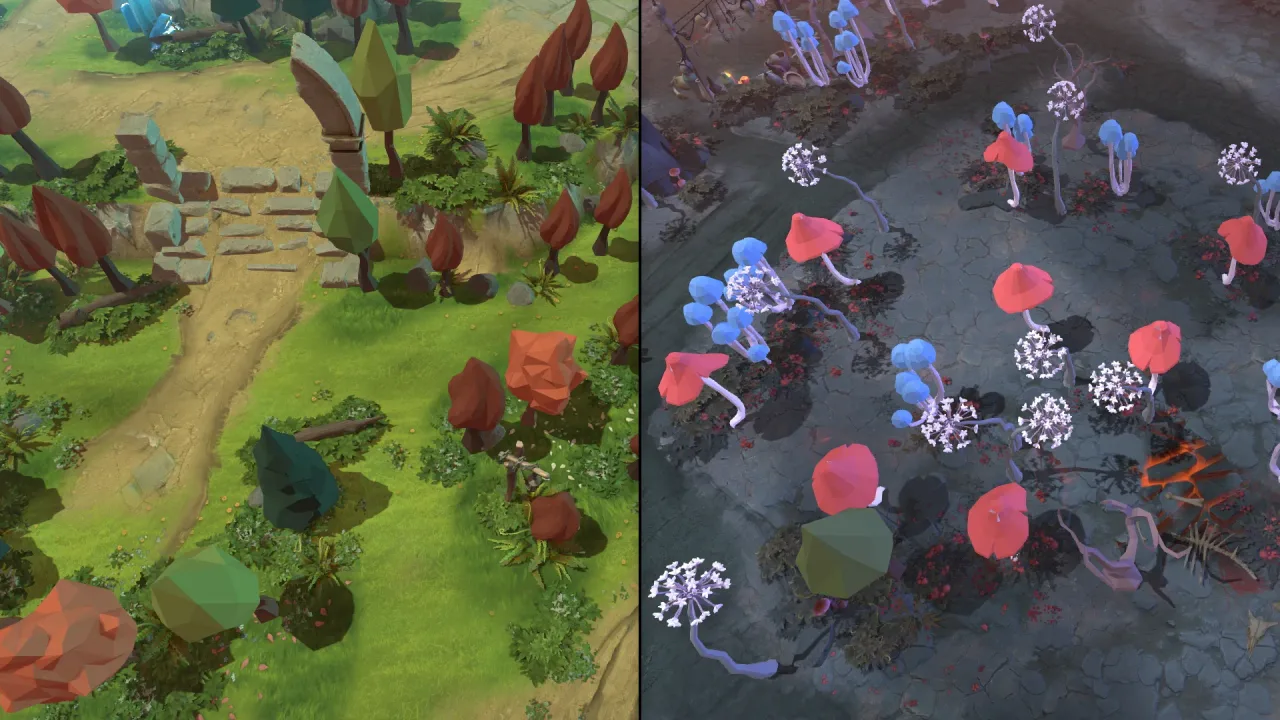 LowPoly Trees: Trees — a Dota 2 mod
