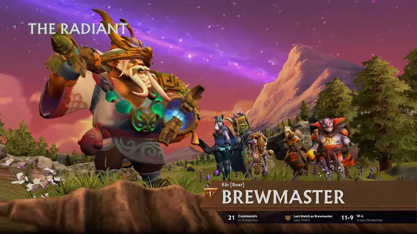 Nemestice Versus Screen: Versus screens — a Dota 2 mod
