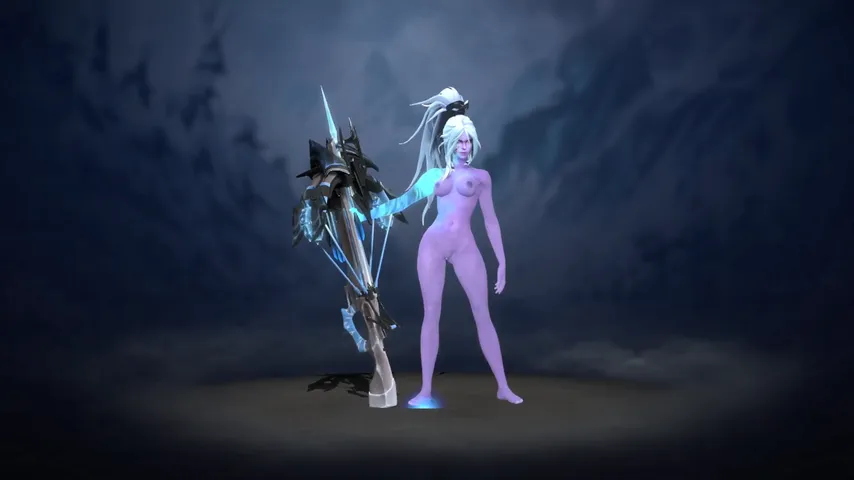 Nude Drow Ranger v2: a Drow Ranger mod for Dota 2