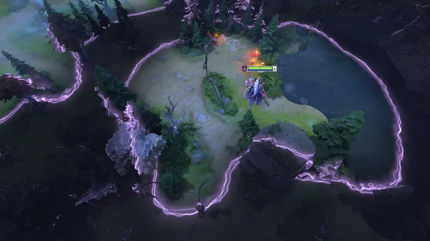 Purple Ancient: Shaders — a Dota 2 mod
