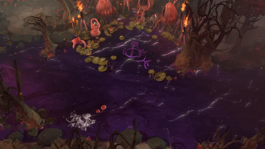 Purple Electric River: River