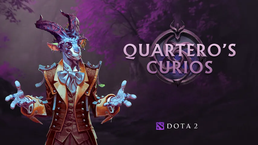 Purple Quarteros Curios: Battle pass effects — a Dota 2 mod