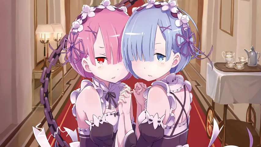 Ram And Rem: Menu backgrounds