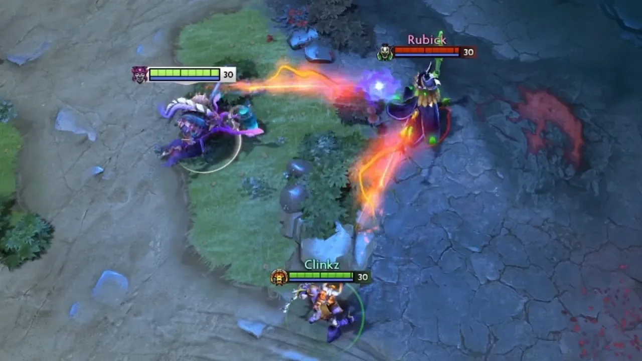 Red Diretide Ranged Attack: a Phoenix mod for Dota 2