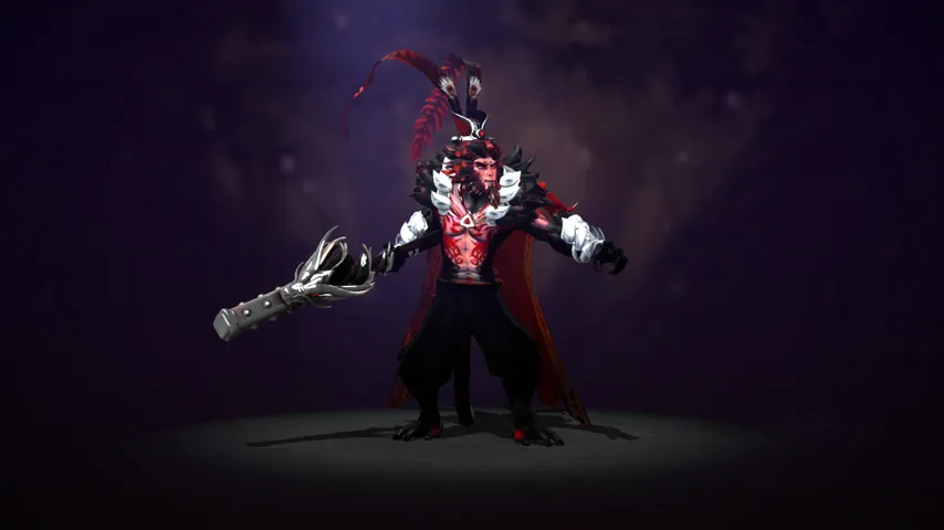 Red Monkey King: a Monkey King mod for Dota 2