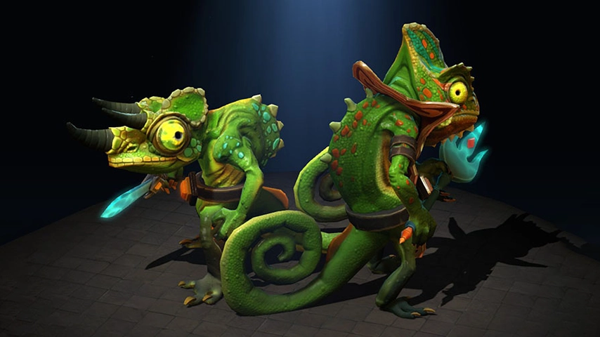 Reptilian Radiant Creeps: Creeps — a Dota 2 mod