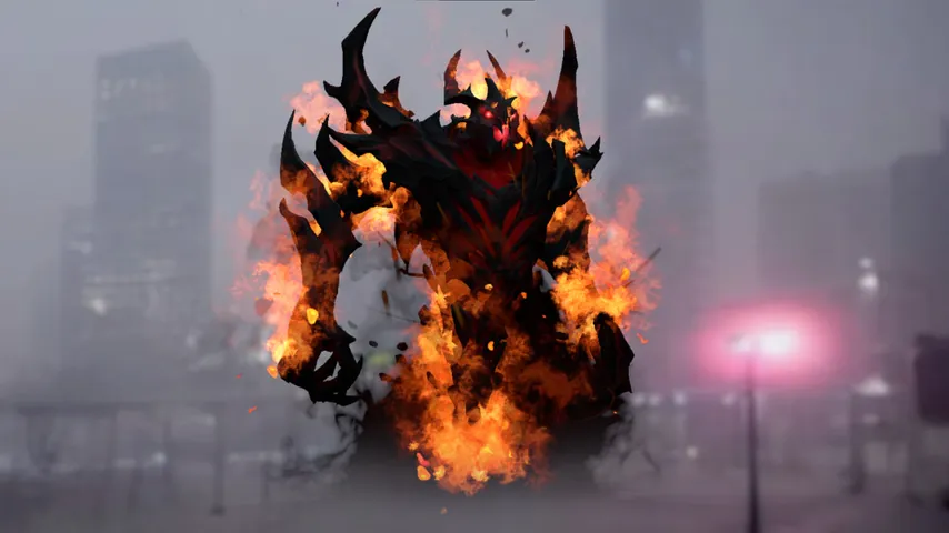 Shadow Fiend Fire: Heroes