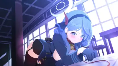 Blue Archive Ako: Menu backgrounds, a Dota 2 mod