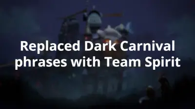 Dark Carnival Team Spirit: Sounds