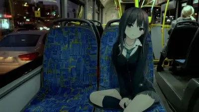 Girl In The Bus: Menu backgrounds, a Dota 2 mod