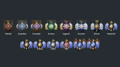 Imperial Medals: Rank icons, a Dota 2 mod