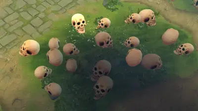 LowPoly Skull Trees: Trees