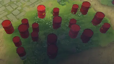 Metal Barrel Trees: Trees