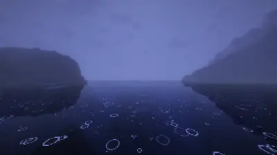 Minecraft Rain: Menu backgrounds