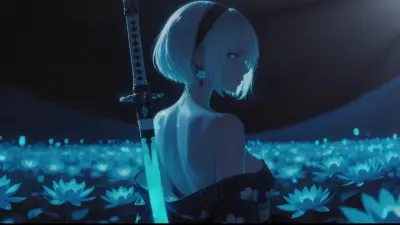 Nier Automata: Menu backgrounds