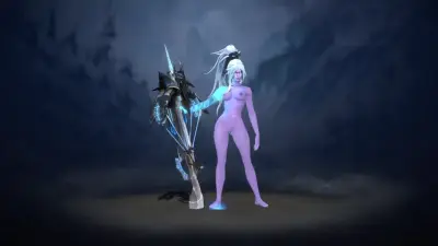 Nude Drow Ranger v2: Heroes
