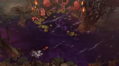 Purple Electric River: River