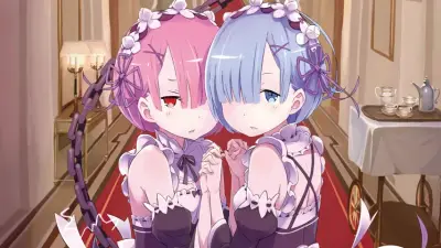 Ram And Rem: Menu backgrounds, a Dota 2 mod