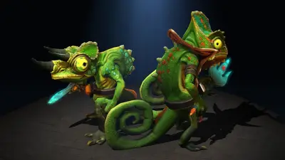 Reptilian Radiant Creeps: Creeps