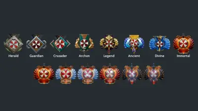 Umbrella Medals: Rank icons