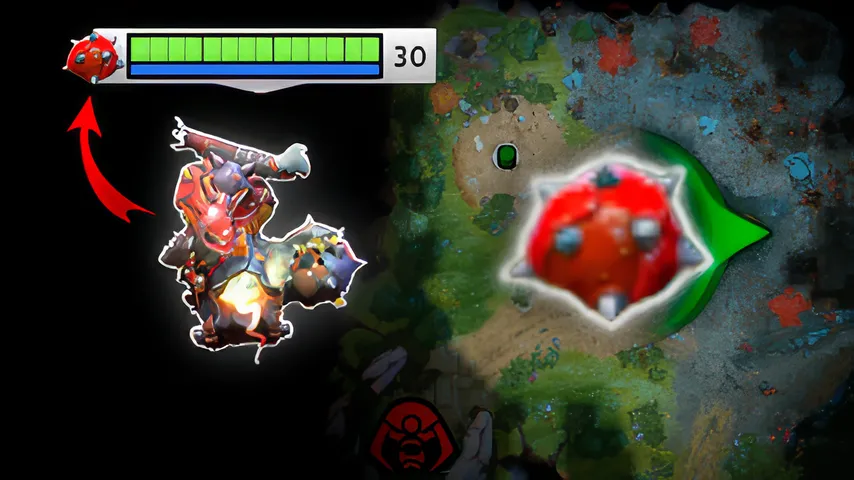 Techies Minimap-Hero Mine Icon: Useful extras