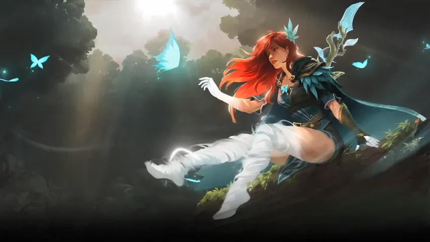 Windranger: Menu backgrounds — a Dota 2 mod