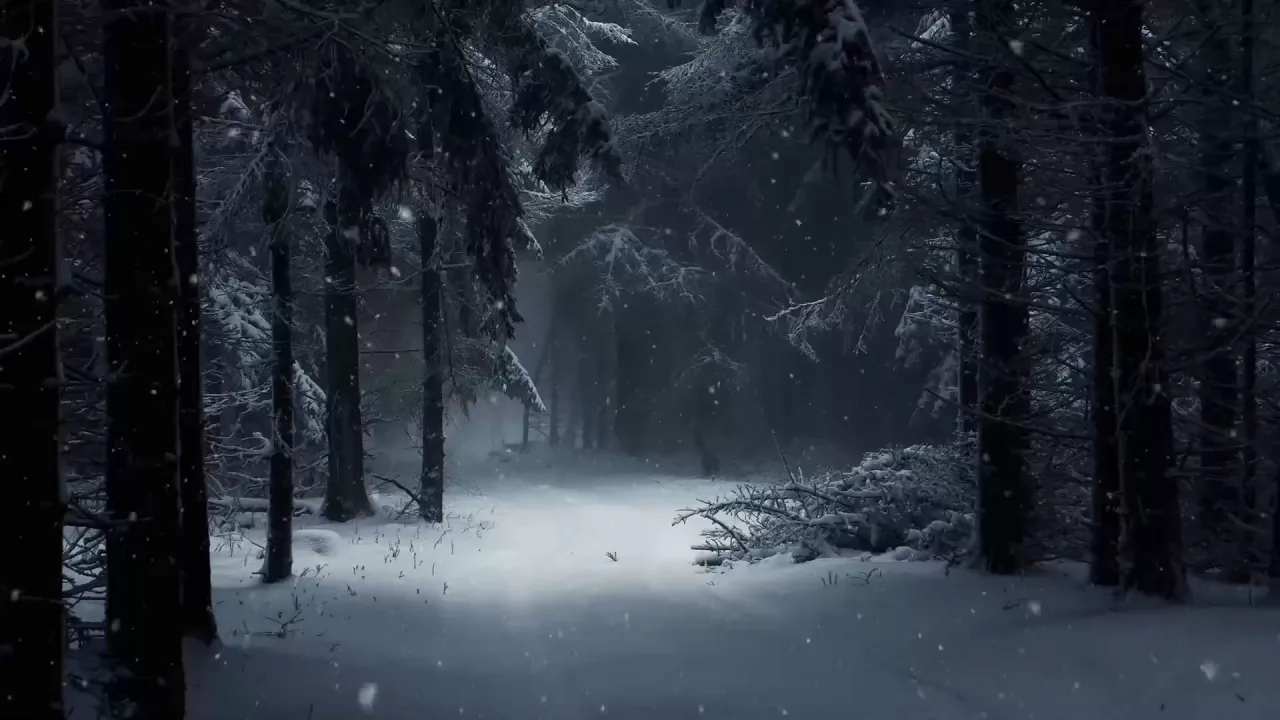 Winter Forest: Menu backgrounds — a Dota 2 mod