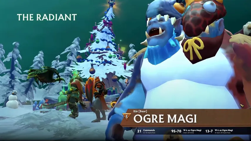 Winter Versus Screen: Versus screens — a Dota 2 mod