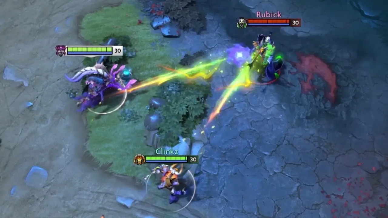Yellow Diretide Ranged Attack: a Phoenix mod for Dota 2